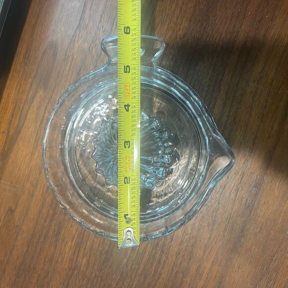 Orange Juice Extractor Clear Glass Vintage Reamer No chips - Picture 4 of 7